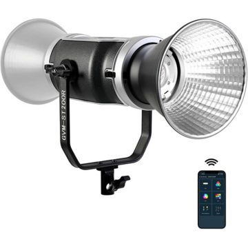 GVM ST200R LED RGB and Bi-Color Double-Headed Video Light (250W)
