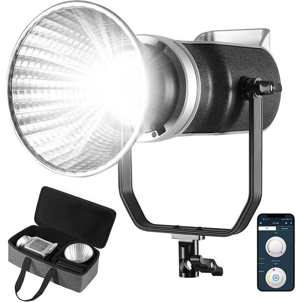 GVM SD300S-SET2 Daylight LED Video Light Kit with Lantern Softbox - Image 2