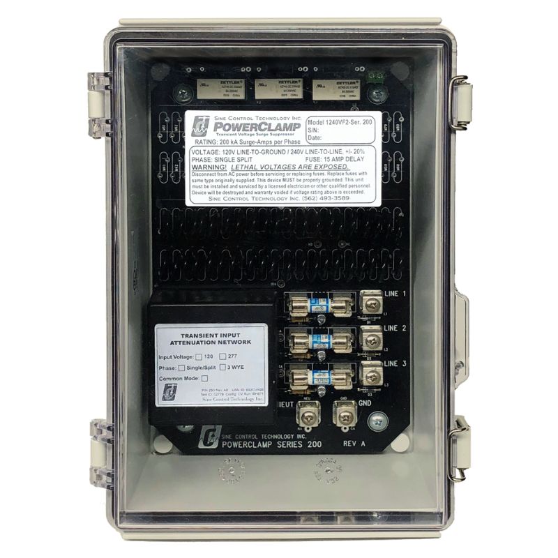 Henry Eng HP200-4 Powerclamp 120/208 3 Wye w/Neut Surge Amp Rating 200,000