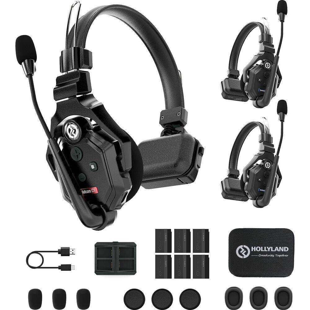 Hollyland Solidcom C1-3S Full-Duplex Wireless Intercom System