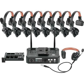 Hollyland Solidcom C1-PRO-HUB8S Full-Duplex 8-PERSON Noise Cancelling Headset