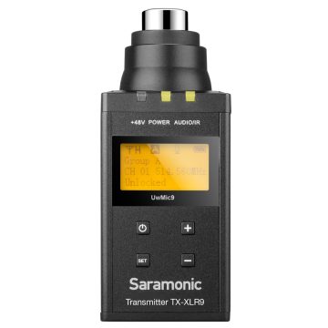 Saramonic UwMic9 TX-XLR9 Plug-On Wireless XLR Transmitter