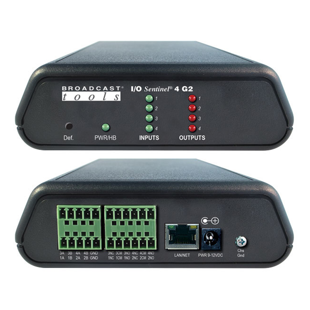 Broadcast Tools I/O-SENTINEL-4G2WEB-BASED