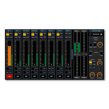 Axia IQs-EXP-4 – Iqs Virtual Mixing Console Software Four Fader Expansion