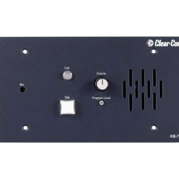 Clear-Com KB-701 Encore Speaker Station: 1CH Flush Mount