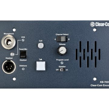 Clear-Com KB-702GM 2-Channel Encore Intercom System Flush Mount Remote