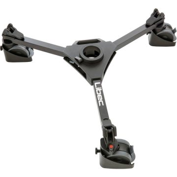Libec DL-10RB Dolly with Cable Guard and Tracking Lock for Studio Use