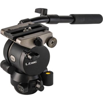 Libec 75mm Ball and Flat Base Video Head with a PH-6B, Payload 3kg