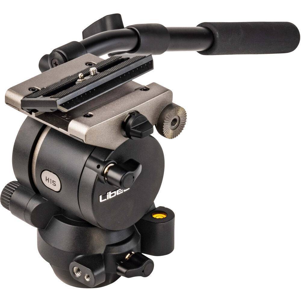 Libec 75mm Ball and Flat Base Video Head with a PH-6B, Payload 12kg