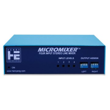 Henry Engineering Micromixer 4X2 Four Input