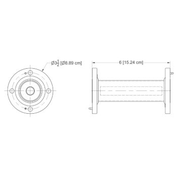 MYAT 201-078 1 5/8" 50 Ohm Eia Adapter