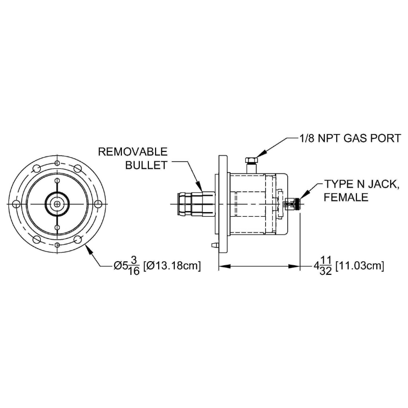 MYAT 301-059 Reducer 3-1/8 " to " N " Female