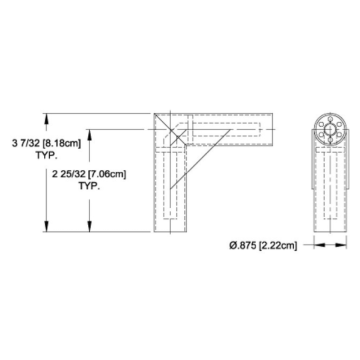 MYAT 101-025 90 Degree Elbow Unflanged Reinforced Inside and Outside
