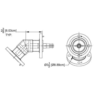 MYAT 201-031 45 Degree Elbow Flanged