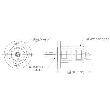 MYAT 201-058-2 Reducer 1 5/8" to Din 7-16 Male