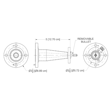 MYAT 201-064 Reducer Taper Flanged 1 5/8 " Eia to 7/8 " Catalog PG.25 )