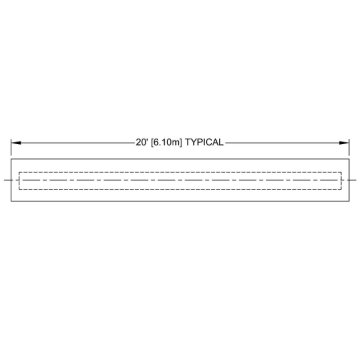 MYAT 311-004 Aluminum Flanged Line Assembly 20 FT Flanged