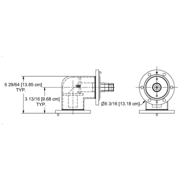 MYAT 301-021 90 Degree Elbow Flanged