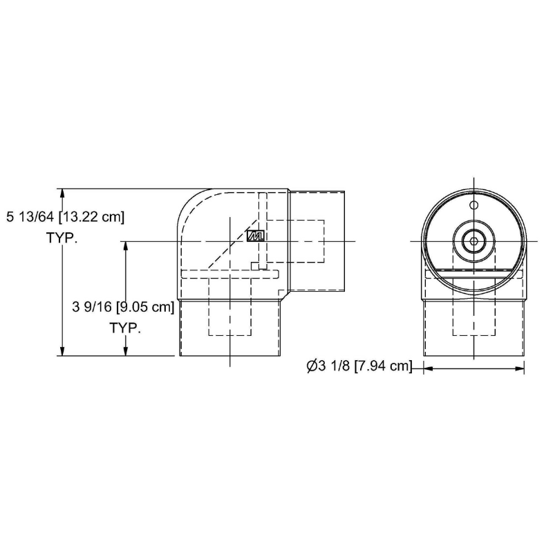 MYAT 301-025 90° Elbow Unflanged