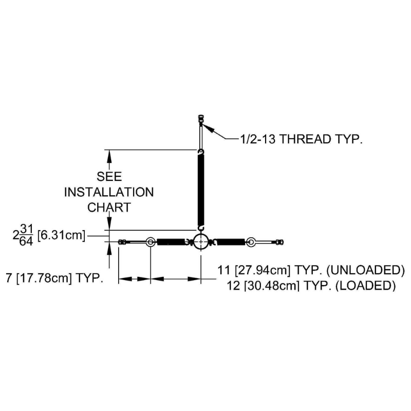 MYAT 301-042-17 Hanger, 3 Point Suspension, Single Catalog Pg. 49)