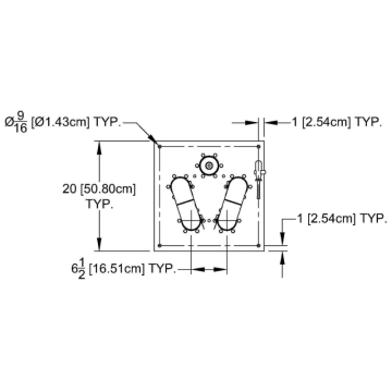MYAT 301-138-5 Patch Panel 5 Pole