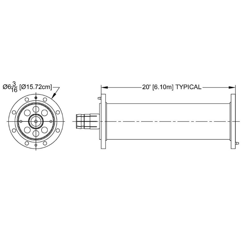 MYAT 401-001 Line Assembly 20 FT Flanged
