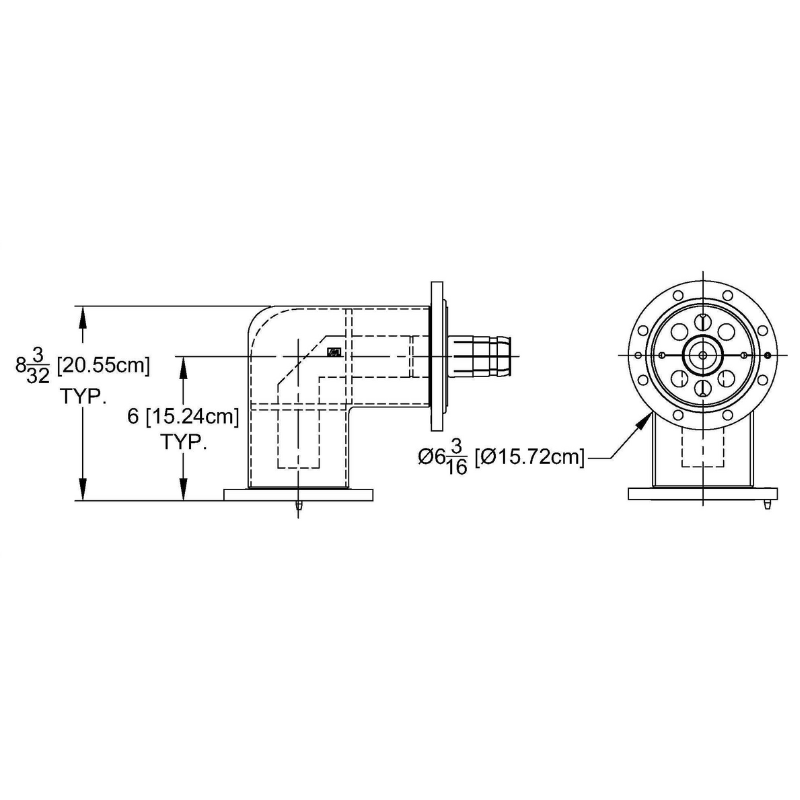 MYAT 401-021 90 Degree Elbow Flanged
