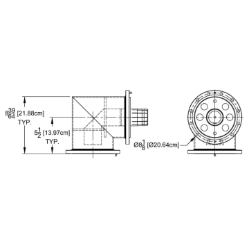 MYAT 601-021 90° Elbow Flanged