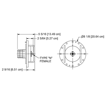 MYAT 611-066 Reducer, Plate Type to Type " N " Female
