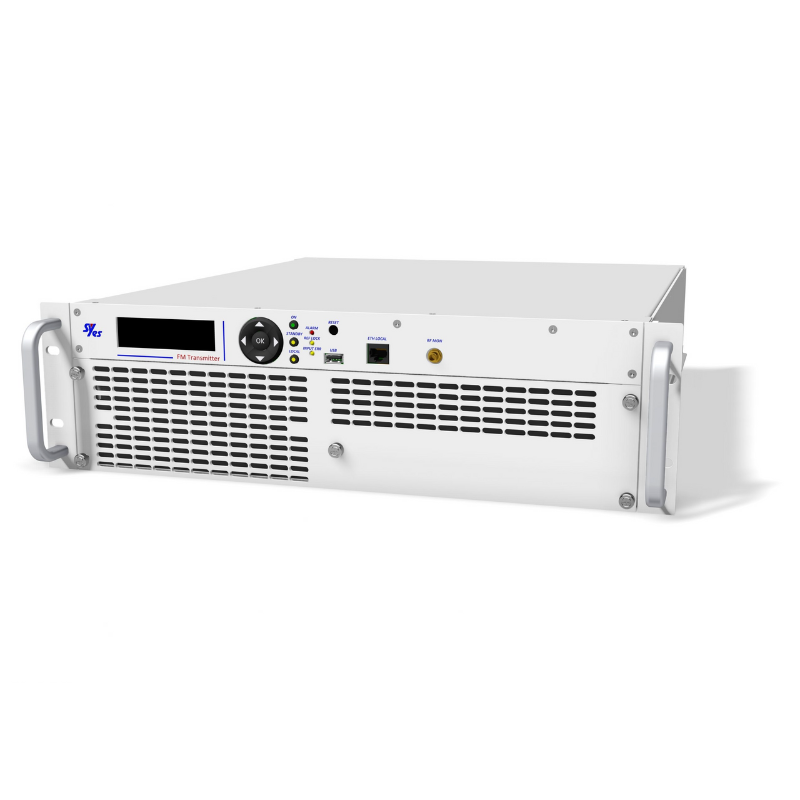 SYES PCM/FM-4U-3000W 3kW Solid State FM Transmitter High Efficiency