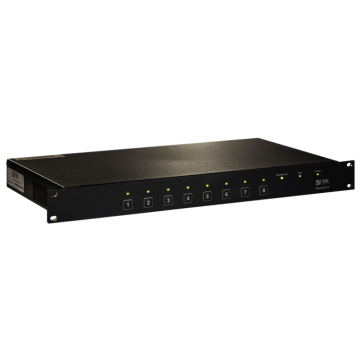 Burk PLUS-X-AC-8 Outlet Controller Provides Independent Management of Eight