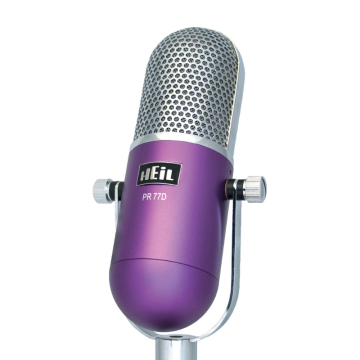 Heil PR77DPR Large-Diaphragm Dynamic Microphone (purple Body)
