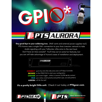 PTS Gear Aurora-Bundle Litt Stack 5 Lamp and Mika 4 Lamp Lwcp Controller