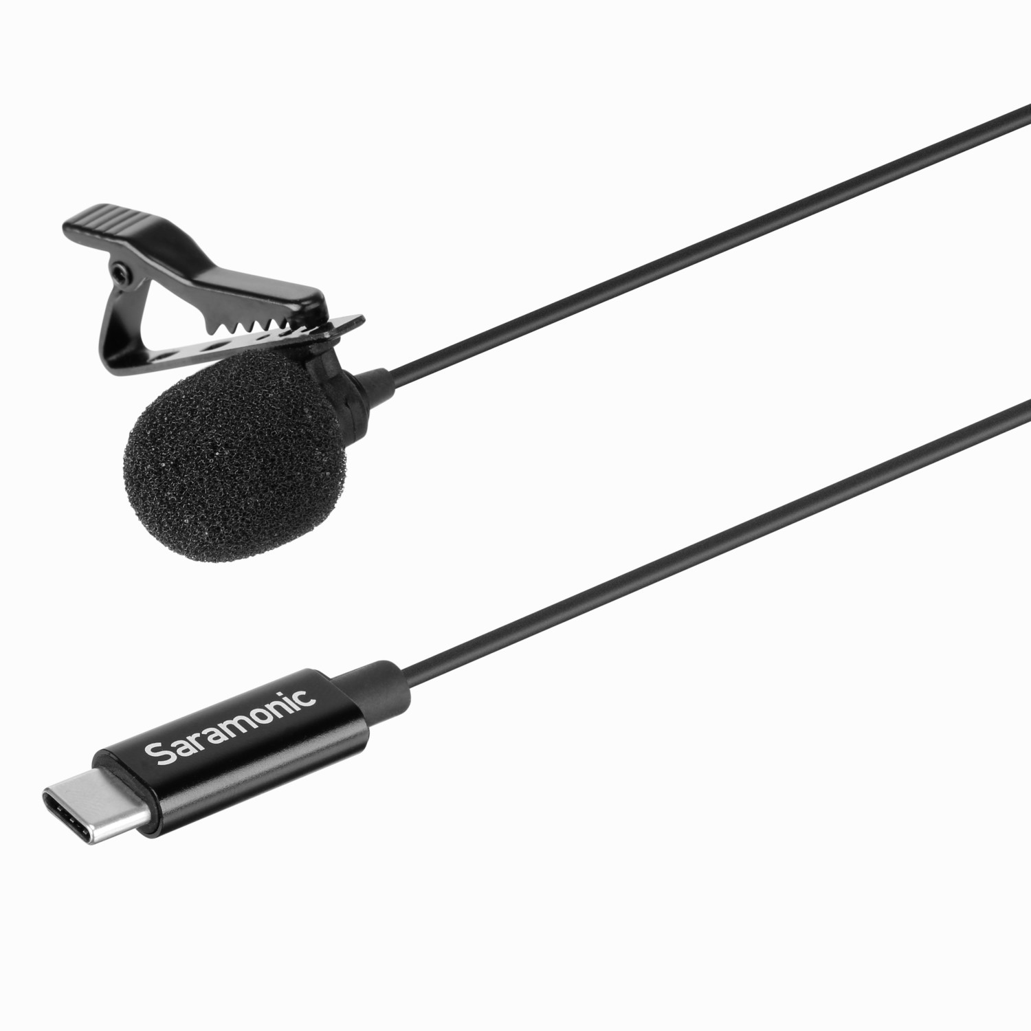 Saramonic LavMicro U3A USB-C Lavalier Microphone with 90° Adapter