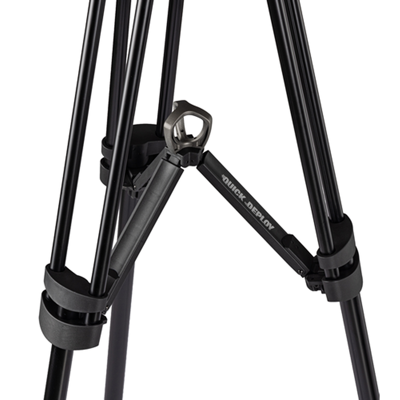 Libec Q50B Quick Deploy Tripod with 100mm Bowl, Aluminum, 2-Stage - Image 6