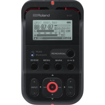 Roland R-07-BK Portable Audio Recorder