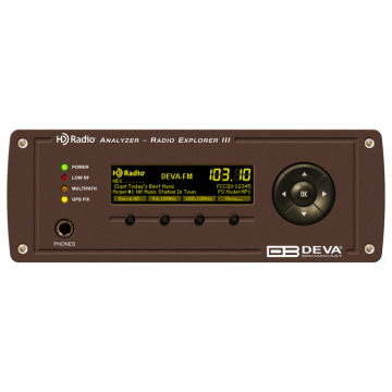 DEVA Broadcast RE3-HD Professional FM/Dab/Dab+ Monitoring Receiver