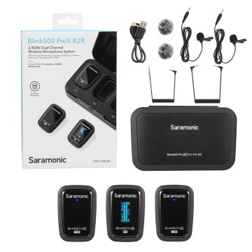 Saramonic Blink 500 ProX B2R 2-Person Wireless Kit with Onboard Recording