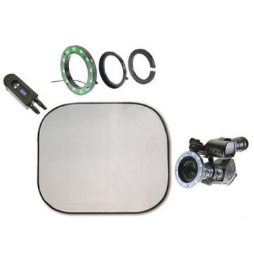 Reflecmedia RM 2121DS 7'X7' Chromaflex with Small Dual Litering Kit