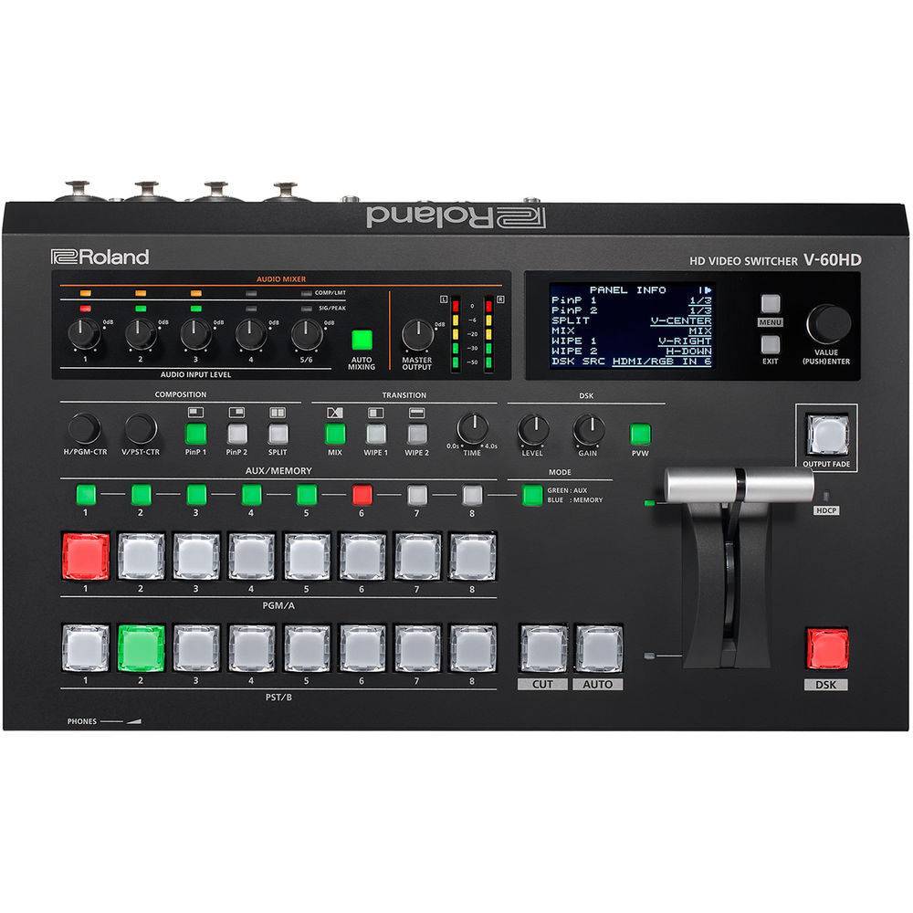 Roland V-60HD HD Video Switcher – 6 Channel
