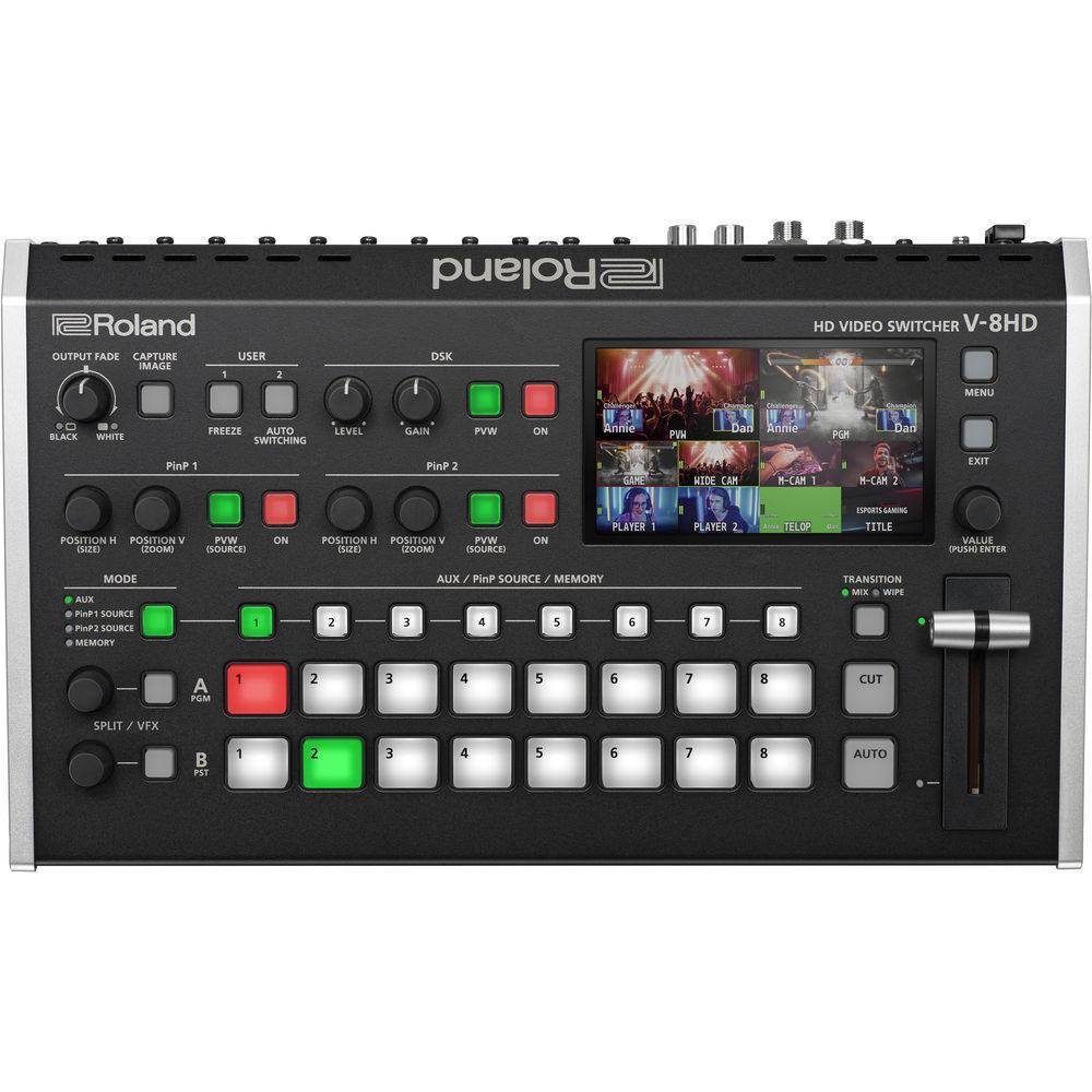Roland V-8HD HD Video Switcher – 8 Channel