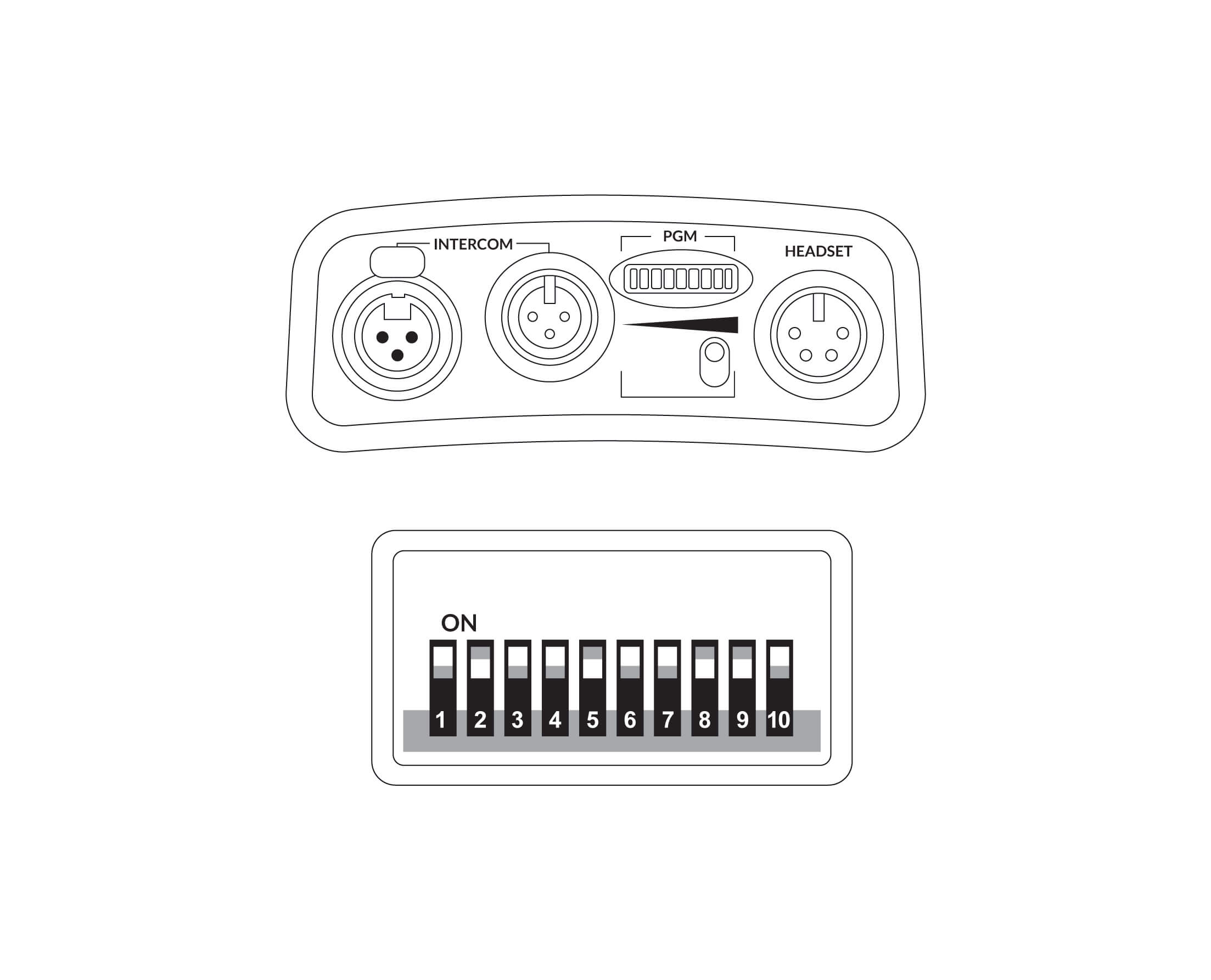 Clear-Com RS 703 Encore TW Beltpack Two Channel, with Program Audio - Image 7