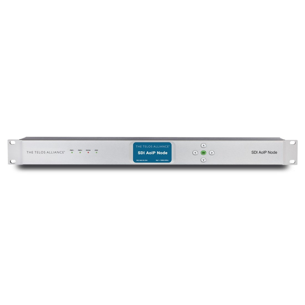 Linear Acoustic SDI-AOIP-Node 1RU AES67-Compliant HD/SD-SDI to
