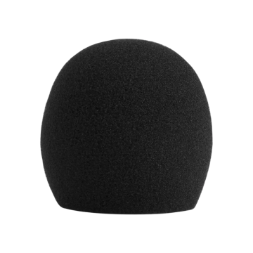 Shure A58WS-BLK Black Foam Windscreen for All Shure Ball Type Microphones