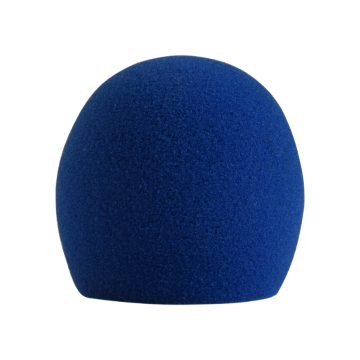 Shure A58WS-BLU Blue Foam Windscreen for All Shure Ball Type Microphones