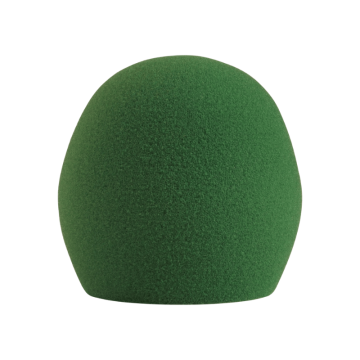 Shure A58WS-GRN Green Foam Windscreen for All Shure Ball Type Microphones