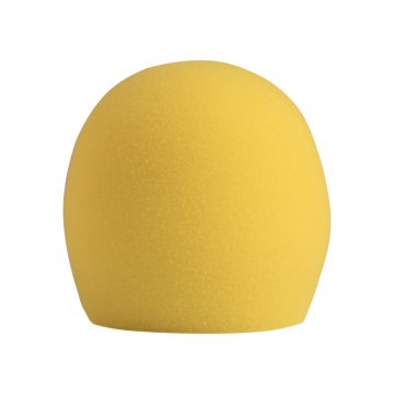 Shure A58WS-YEL Yellow Foam Windscreen for All Shure Ball Type Microphones