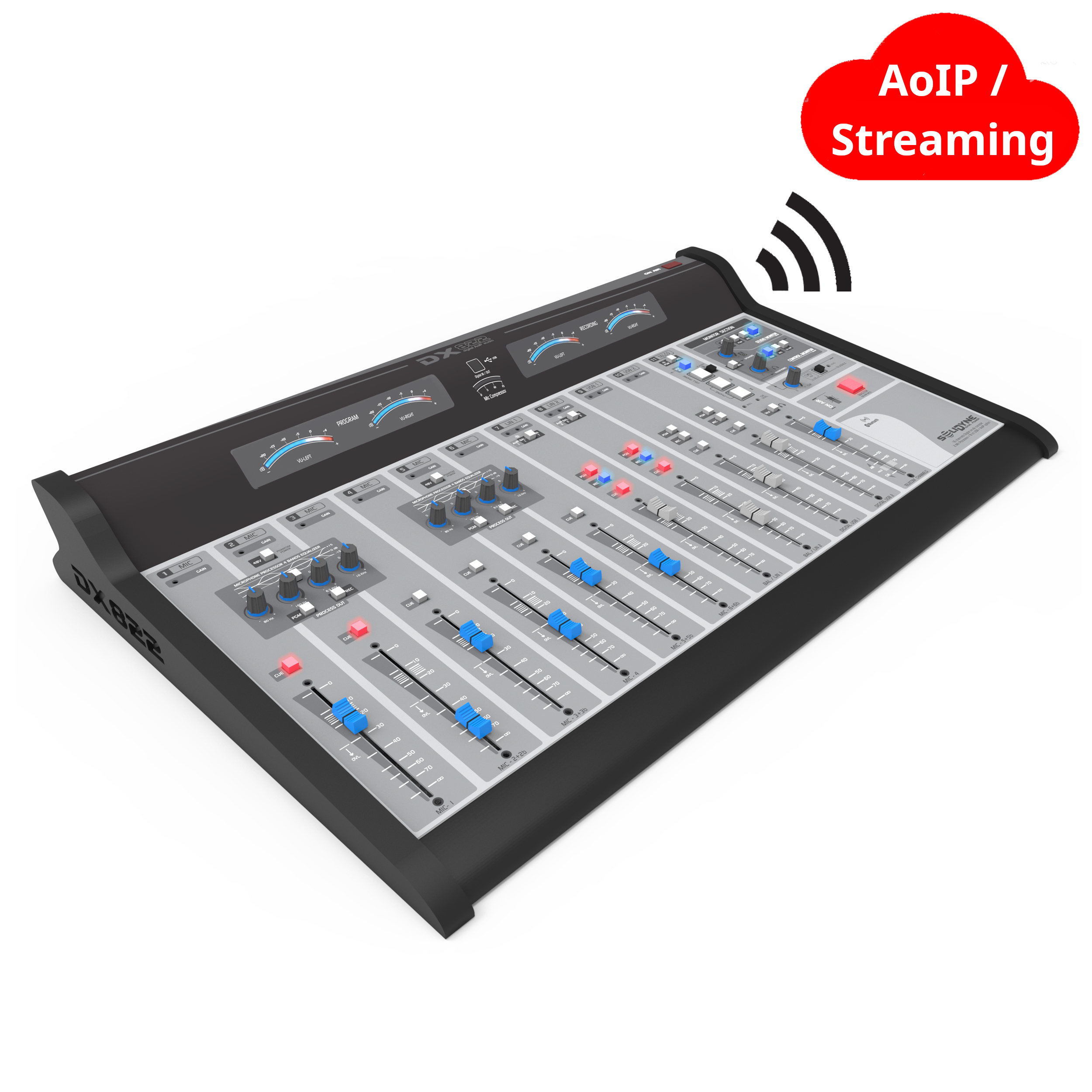 Solidyne Solydine DX822-CAM Digital Console 12 Channels with Botcam