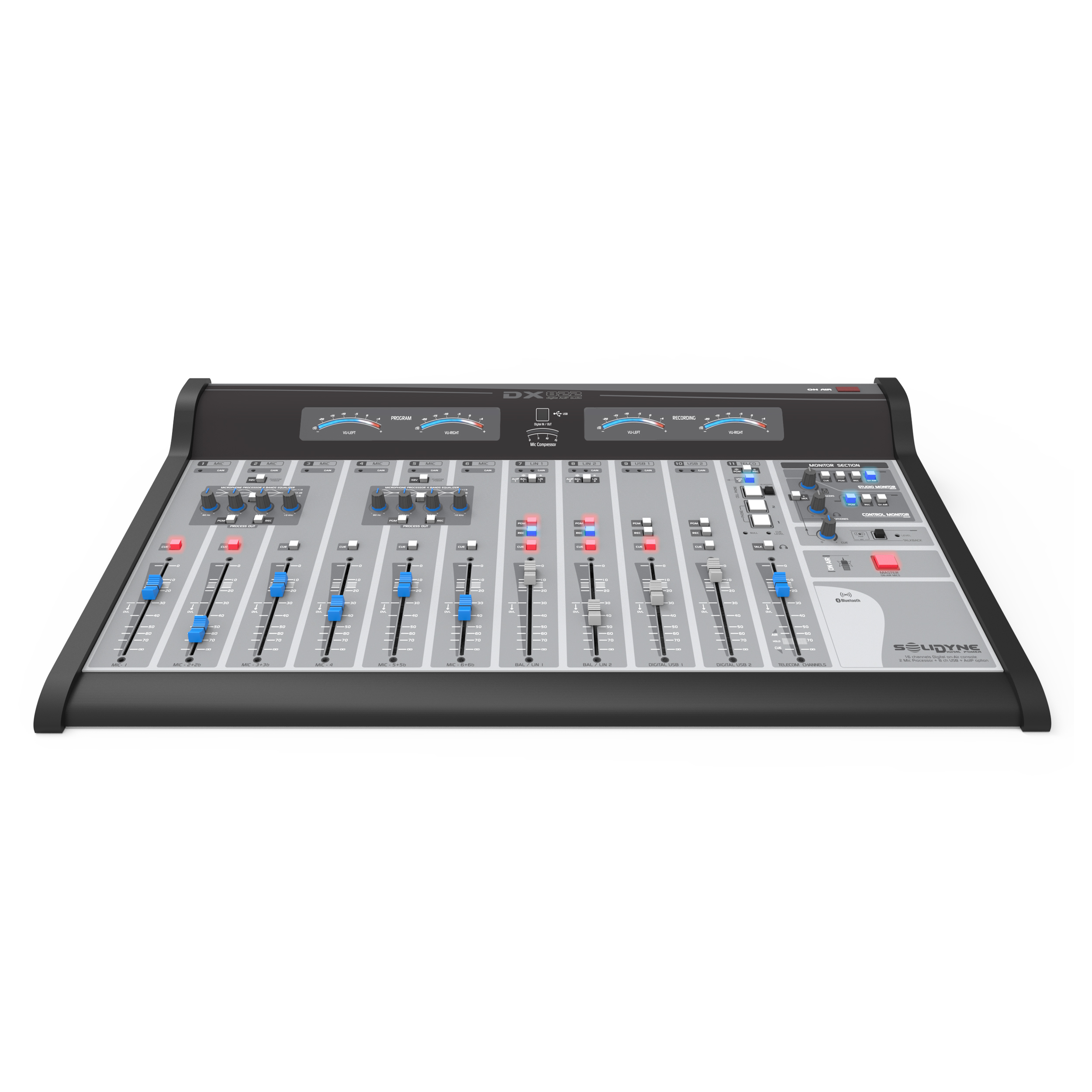 Solidyne Solydine DX822-CAM Digital Console 12 Channels with Botcam - Image 3