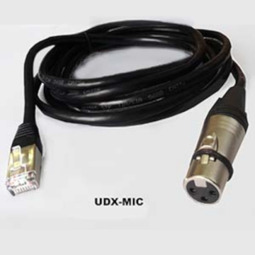 Solidyne Udx Mic One Dynamic Mic Preamp Into a Standard XLR Femalle Connector